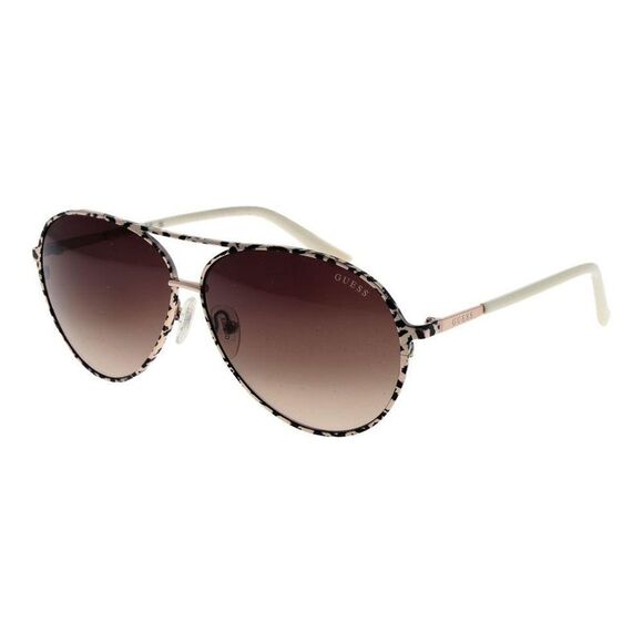 Guess Accessories - Guess Aviator Style Sunglasses Women Cream